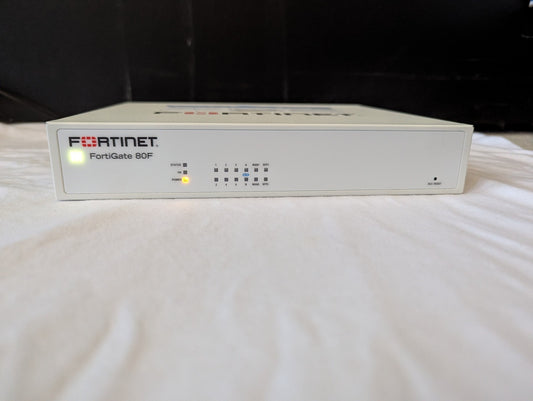 Fortinet FortiGate 80F Network Security Firewall (FG-80F) + Power Adapter