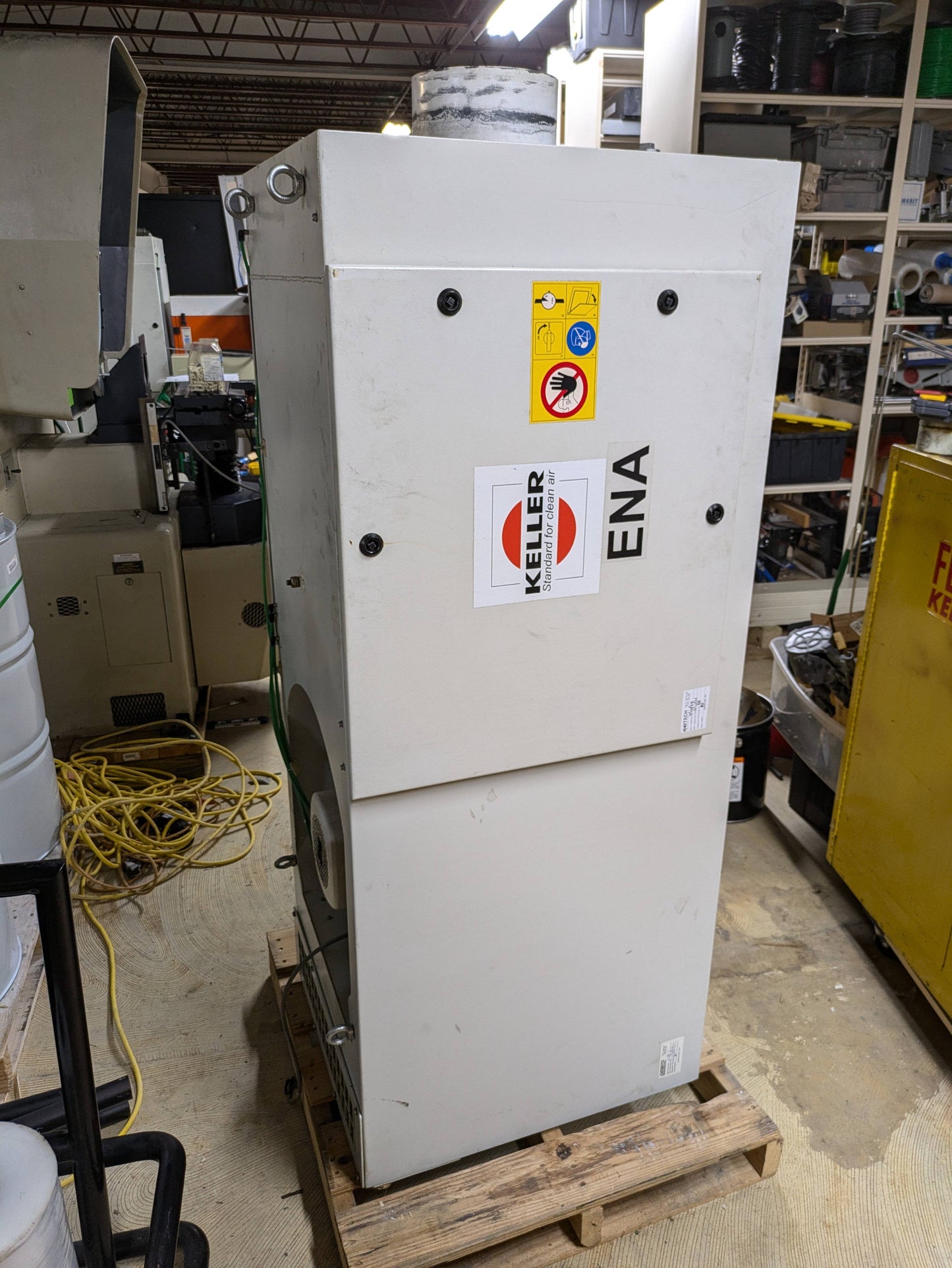 Keller ENA Coolant Mist Collector with HEPA Filters, OENA-1K2-1.0, Tested working