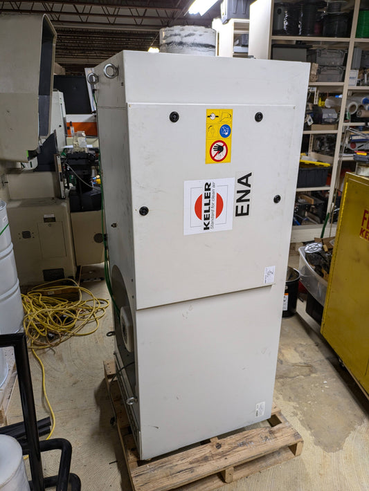 Keller ENA Coolant Mist Collector with HEPA Filters, OENA-1K2-1.0, Tested working