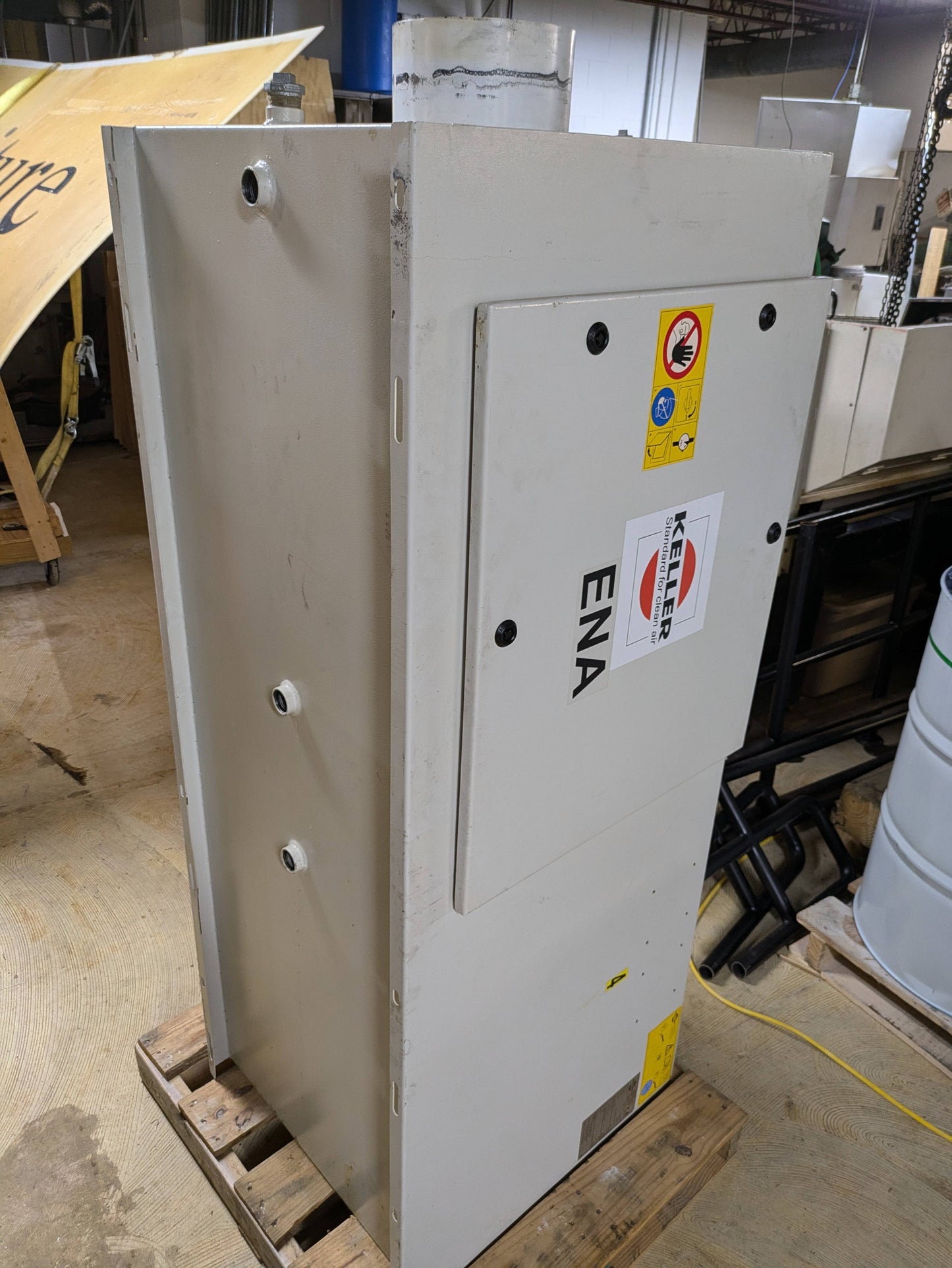 Keller ENA Coolant Mist Collector with HEPA Filters, OENA-1K2-1.0, Tested working
