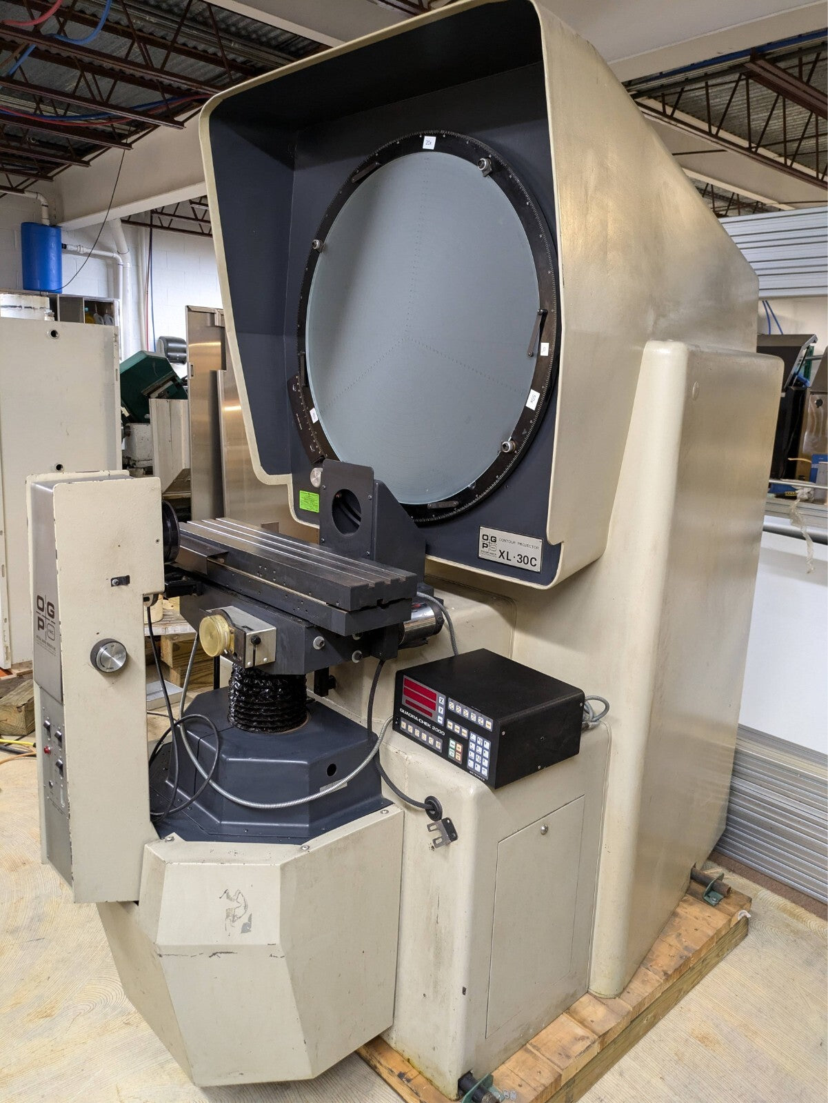 OGP XL30C 30" Optical Comparator with 10x/20x/50x lens, Edge detect capable DRO